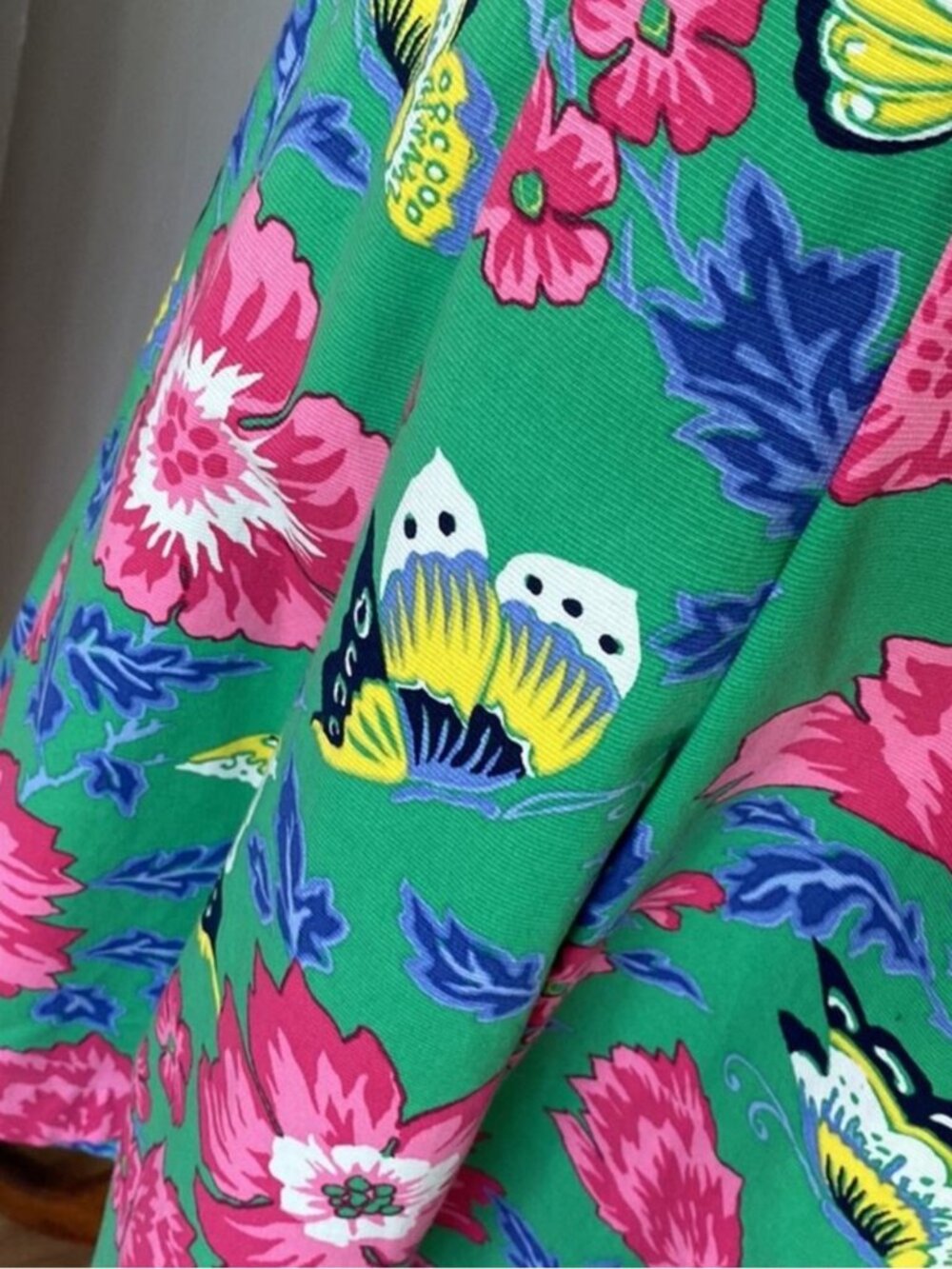 Talbots Dress 12 One Shoulder Large Retro Semi Formal Butterfly Wedding Guest - Picture 7 of 14